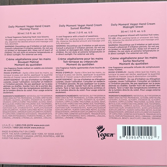 THE FACE SHOP Daily Moment Holiday Hand Cream Collection, Vegan Beauty Care Avon - Picture 3 of 5